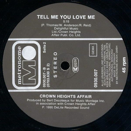 Crown Heights Affair : You Gave Me Love (12", Single)