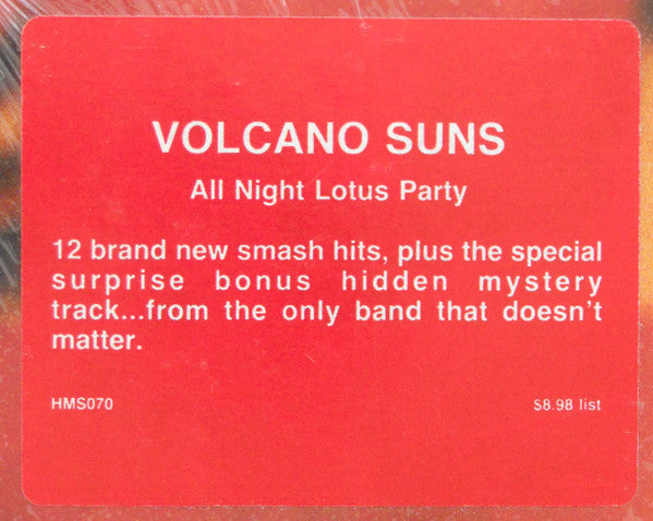Volcano Suns : All-Night Lotus Party (LP, Album)