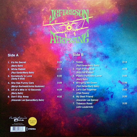Jefferson Airplane : Best Of Live San Francisco 1966 (LP, Album, Unofficial, 180)