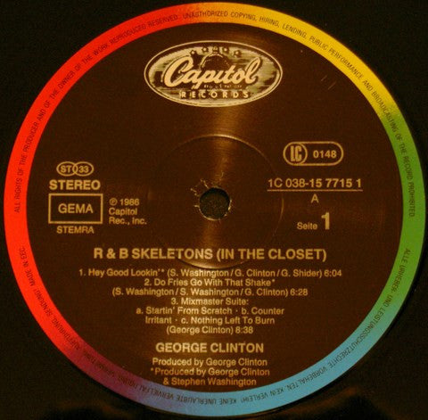 George Clinton : R & B Skeletons In The Closet (LP, Album)
