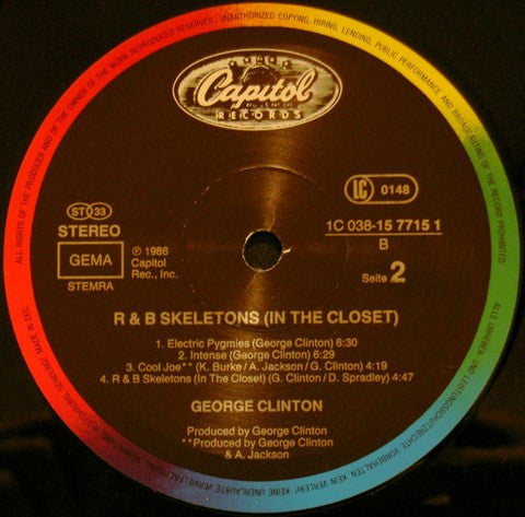 George Clinton : R & B Skeletons In The Closet (LP, Album)