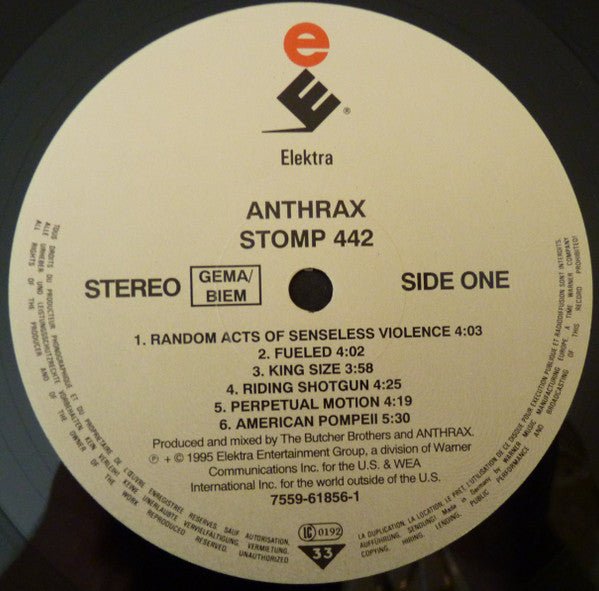 Anthrax : Stomp 442 (LP, Album)