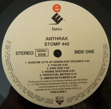 Anthrax : Stomp 442 (LP, Album)