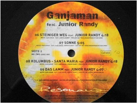 Ganjaman Feat. Junior Randy : Resonanz (2xLP, Album)