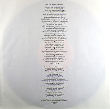 Return To Forever : Romantic Warrior (LP, Album)