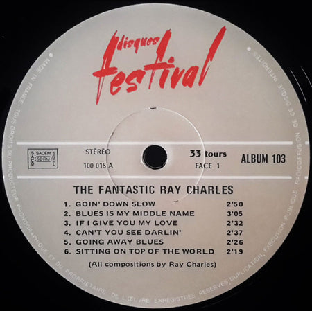 Ray Charles : The Fantastic Ray Charles (2xLP, Comp, Gat)