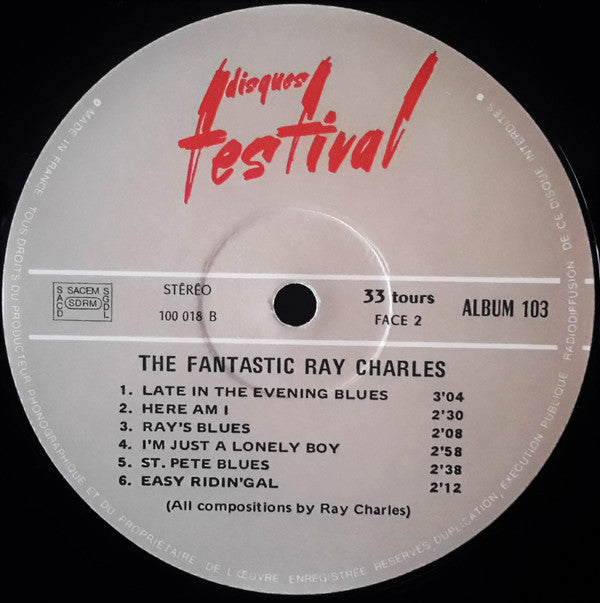 Ray Charles : The Fantastic Ray Charles (2xLP, Comp, Gat)