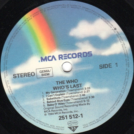 The Who : Who's Last (2xLP, Album, Gat)