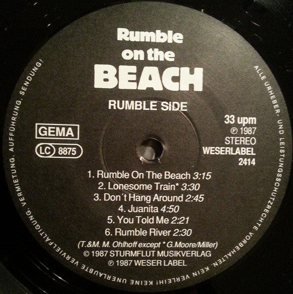 Rumble On The Beach : Rumble Rat (LP, Album)