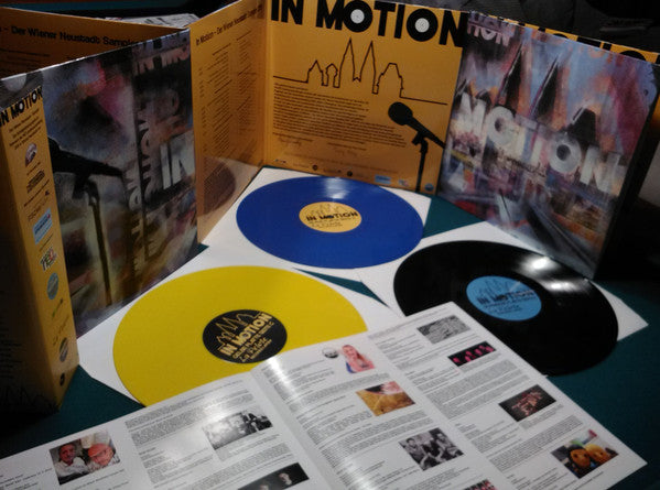Various : In Motion (Der Wiener Neustadt Sampler 2019) (3xLP, Blu + LP, Yel + LP + Album, Ltd)