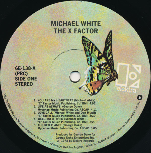 Michael White (2) : The X Factor (LP, Album, PRC)