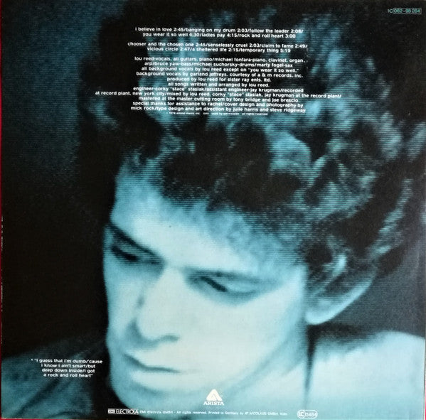 Lou Reed : Rock And Roll Heart (LP, Album)