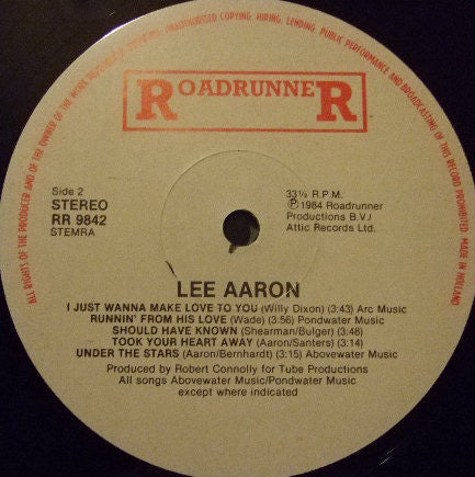 Lee Aaron : Lee Aaron (LP, Album, RE)