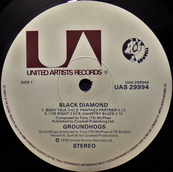 The Groundhogs : Black Diamond (LP, Album)