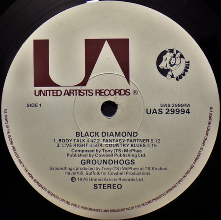The Groundhogs : Black Diamond (LP, Album)