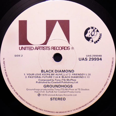 The Groundhogs : Black Diamond (LP, Album)