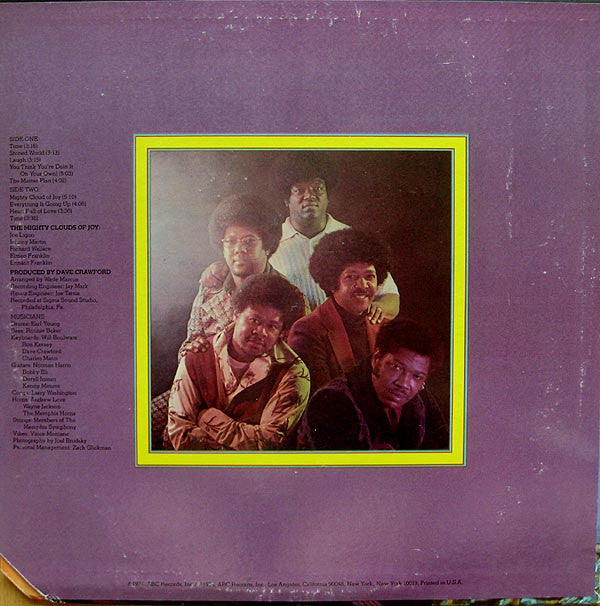 The Mighty Clouds Of Joy : It's Time (LP, Album, RP)