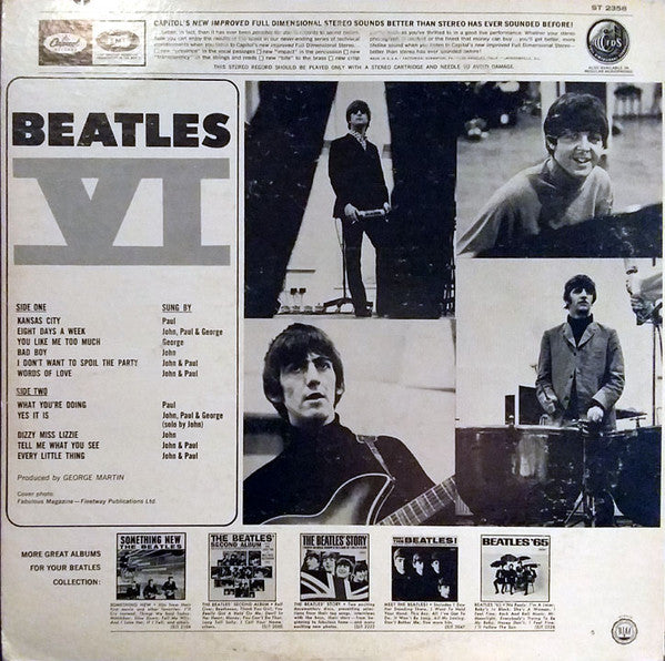 The Beatles : Beatles VI (LP, Album)