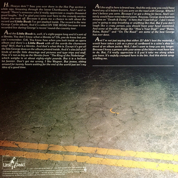 George Carlin : On The Road (LP, Album, Spe)