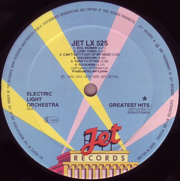 Electric Light Orchestra : ELO's Greatest Hits (LP, Comp)