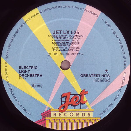 Electric Light Orchestra : ELO's Greatest Hits (LP, Comp)