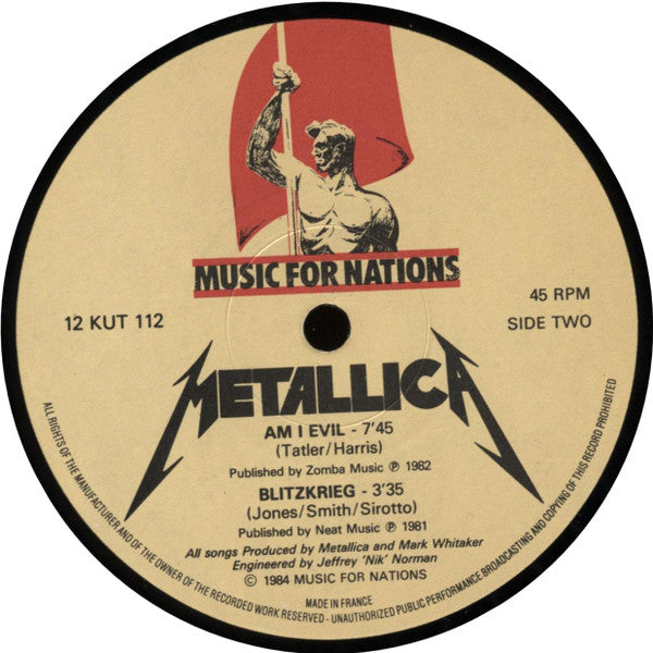 Metallica : Creeping Death (12", EP)