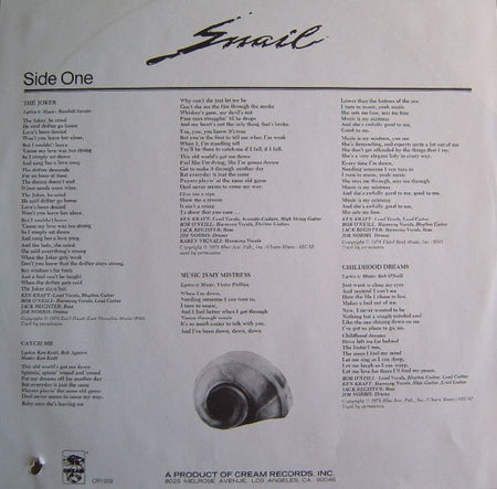 Snail (4) : Snail (LP, Album)