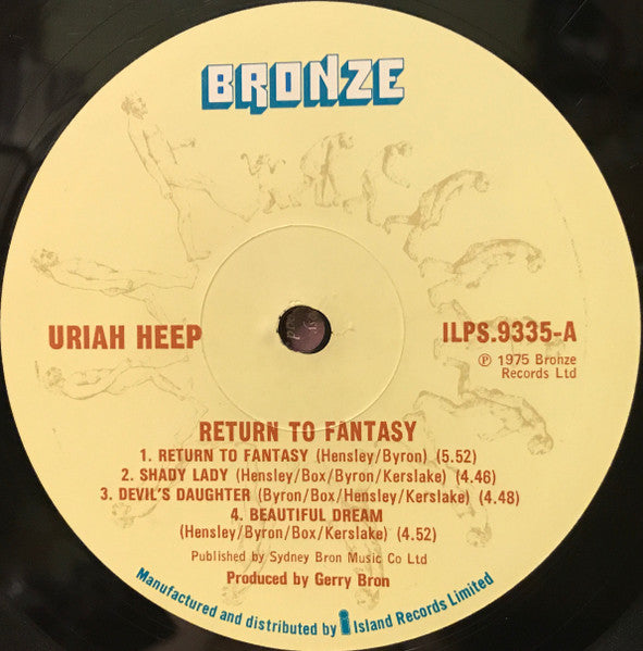 Uriah Heep : Return To Fantasy (LP, Album, Gat)