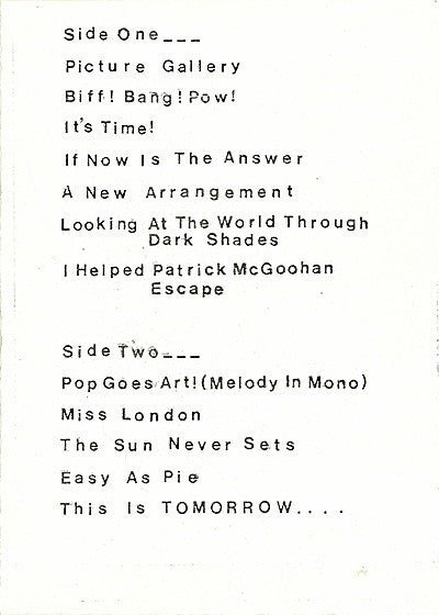 The Times : Pop Goes Art! (LP, Album)