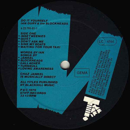 Ian Dury And The Blockheads Do It Yourself (LP) (Near Mint (NM Or M ))