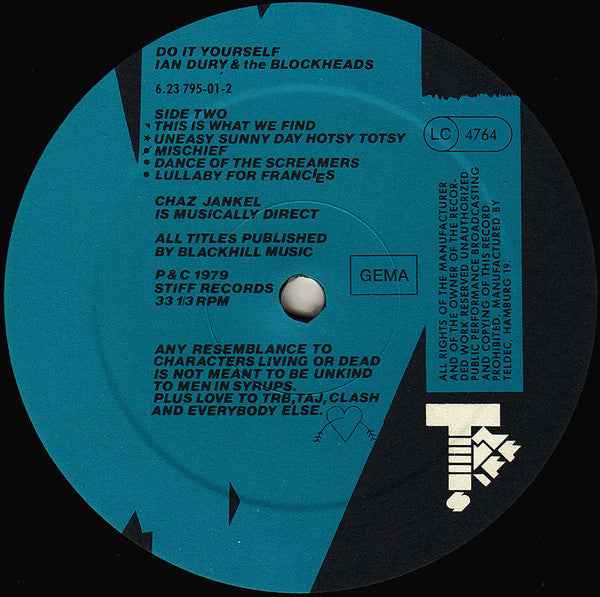 Ian Dury And The Blockheads Do It Yourself (LP) (Near Mint (NM Or M ))