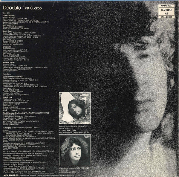 Eumir Deodato : First Cuckoo (LP, Album)