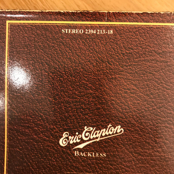 Eric Clapton : Backless (LP, Album)