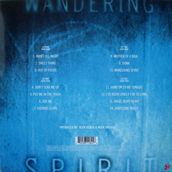 Mick Jagger : Wandering Spirit (2xLP, Album, RE, RM)