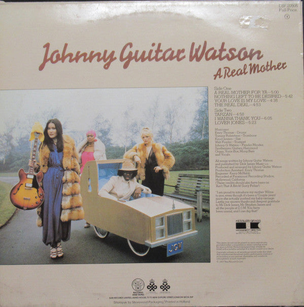 Johnny Guitar Watson : A Real Mother (LP, Album, Cov)