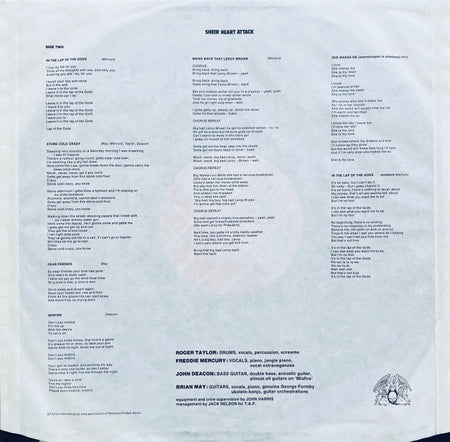 Queen : Sheer Heart Attack (LP, Album, RE)