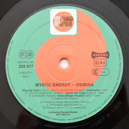 Osibisa : Mystic Energy (LP, Album)