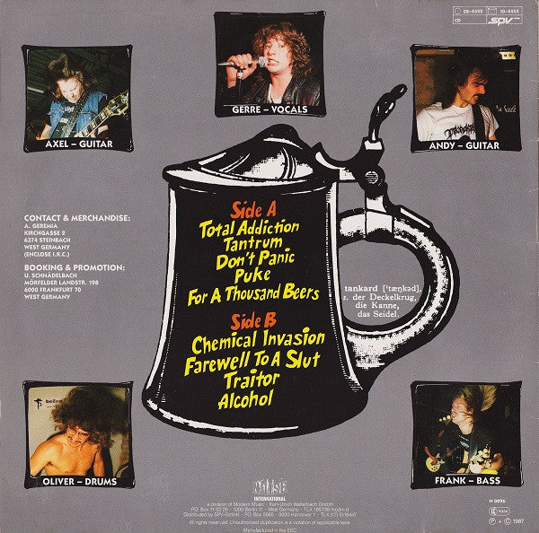 Tankard : Chemical Invasion (LP, Album)