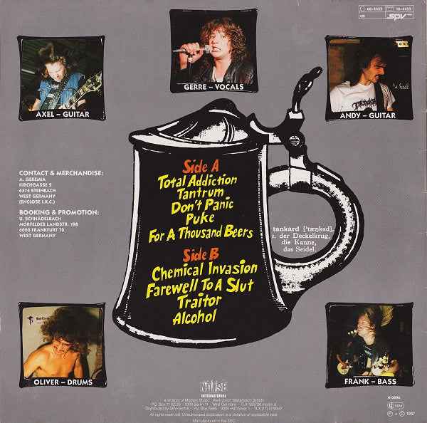 Tankard - Chemical Invasion (LP) (Near Mint (NM or M-))