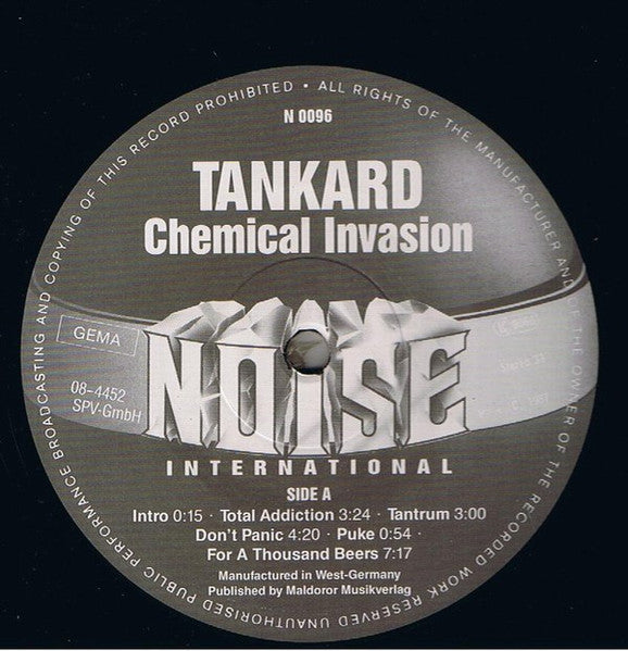Tankard : Chemical Invasion (LP, Album)