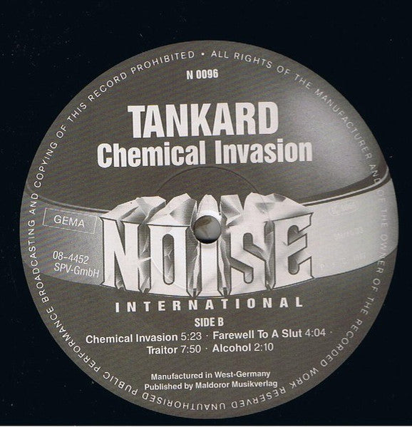 Tankard : Chemical Invasion (LP, Album)
