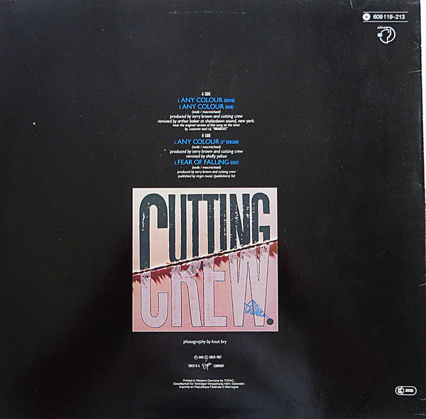Cutting Crew : Any Colour (12", Maxi)
