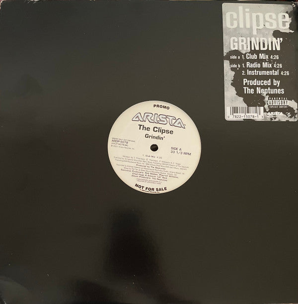 Clipse : Grindin' (12", Promo)