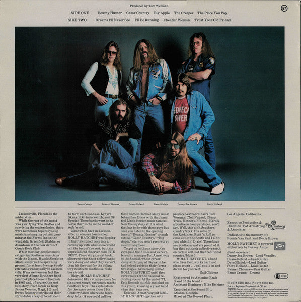Molly Hatchet : Molly Hatchet (LP, Album)