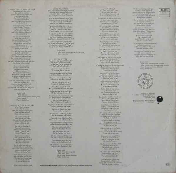 Pentangle - Cruel Sister (LP) (Near Mint (NM or M-))