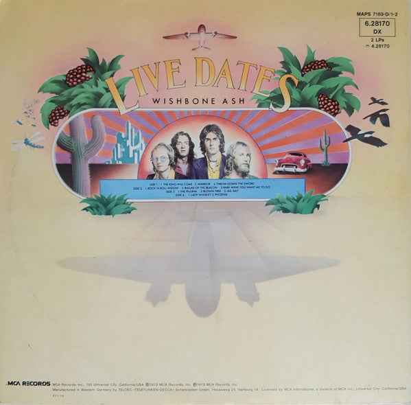 Wishbone Ash - Live Dates (2xLP) (Very Good Plus (VG+))