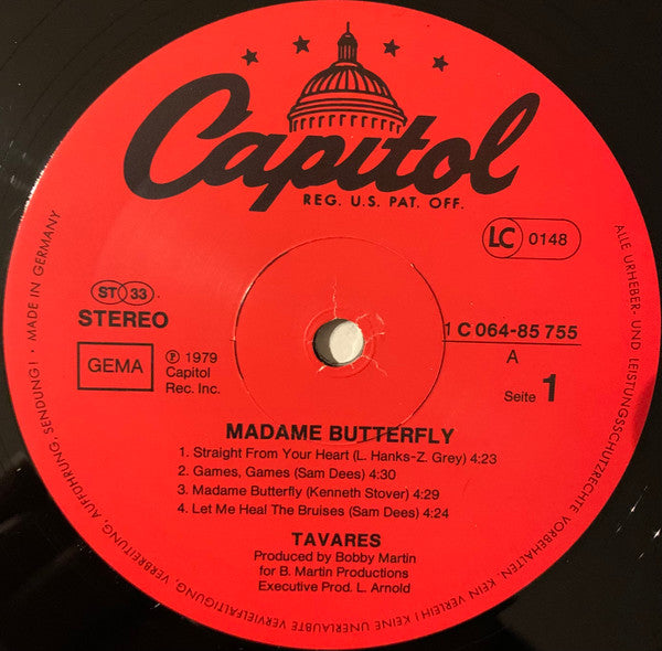 Tavares : Madam Butterfly (LP, Album)