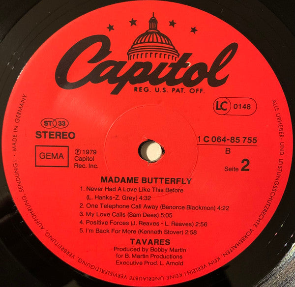 Tavares : Madam Butterfly (LP, Album)