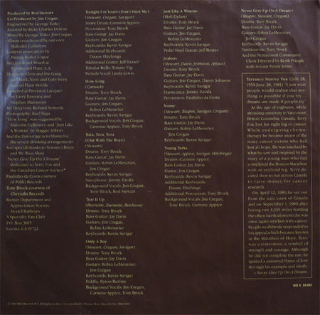 Rod Stewart : Tonight I'm Yours (LP, Album)