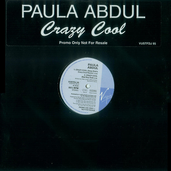 Paula Abdul : Crazy Cool (12", Promo)